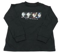 Černé triko s obrázkem