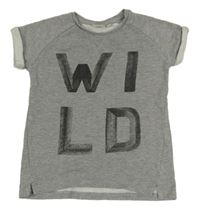 Šedá tepláková vesta s nápisem Mexx