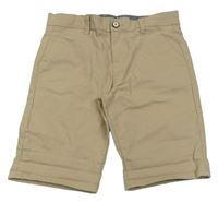Béžové plátěné chino kraťasy Denim Co.