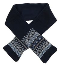 Tmavomodrá šála se vzorem Primark