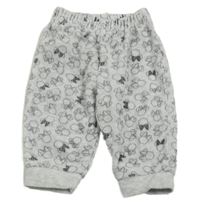 Šedé sametové tepláky s Minnie zn. Disney