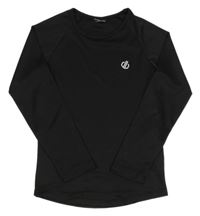 Černé sportovní triko s potiskem 