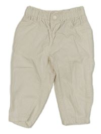 Smetanové manšestráky H&M