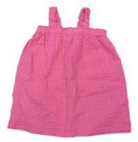 Růžové pruhované šaty H&M