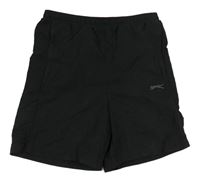 Černé plážové kraťasy s logem zn. Slazenger