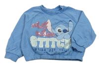 Modrá oversize mikina se Stitchem Disney 