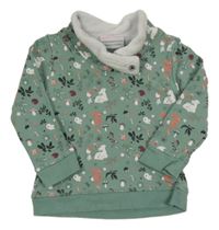 Mátová mikina se zvířátky Topolino