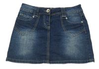 Tmavomodrá riflová sukně C&A