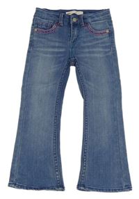 Modré bootcut rifle Levi´s 