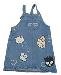 Modré riflové laclové šaty s Kitty Primark