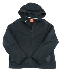 Černá propínací tech fleece mikina s kapucí Nike
