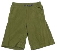 Khaki teplákové kraťasy H&M