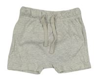 Světlešedé melírované kraťasy H&M