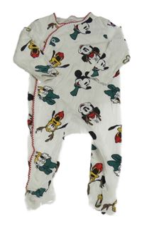 Bílý overal s Minnie a Mickey s kamarády PRIMARK