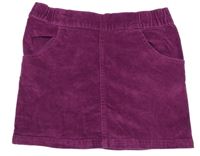 Borůvková chino manšestrová sukně YIGGA