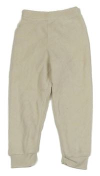 Smetanové plyšové kalhoty Kiki&Koko