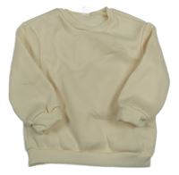 Smetanová teplá mikina SHEIN