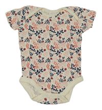 Smetanové body s větvičkami a beruškami lupilu