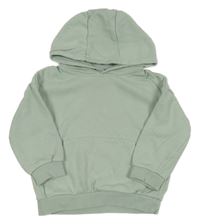 Mentolová oversize mikina s kapsou a kapucí F&F