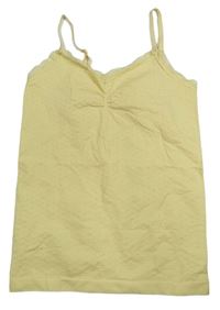 Žlutá puntíkatá košilka Primark
