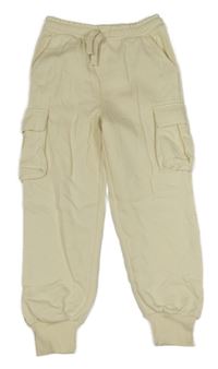 Krémové cargo tepláky George