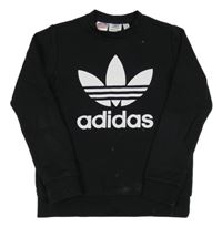 Černá mikina s logem Adidas