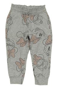 Šedé vzorované tepláky s Minnie George