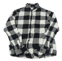 Černo-bílá kostkovaná košile Primark