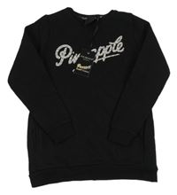 Nové - černá mikina s nápisem s kamínky Primark