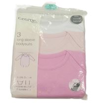 Nové - 3x body - růžové + světlerůžové + bílé George