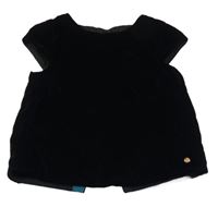 Černá sametová halenka M&S