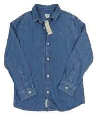 Nové - modrá riflová košile River Island