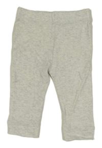 Šedé melírované lehké tepláky 