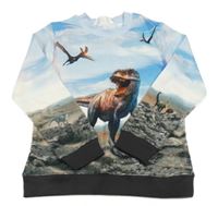 Modro-šedá mikina s dinem H&M