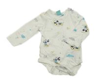 Bílé body s Mickeym Disney