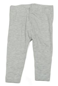 Šedé melírované legíny 