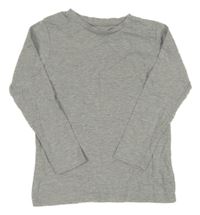 Šedé melírované triko St. Bernard