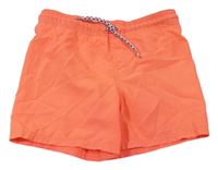 Neonově oranžové plážové kraťasy H&M