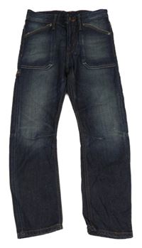 Tmavomodré taper rifle H&M