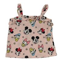 Růžový top s Mickeym a kamarády Primark