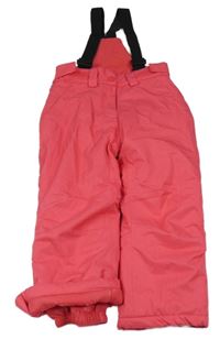 Růžové šusťákové laclové oteplovačky Topolino