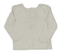 Bílé vzorované triko Jojo Maman Bébé