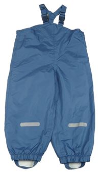 Šedomodré šusťákové laclové kalhoty Lily & Dan