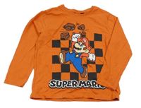 Oranžové triko s Mariem Primark