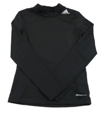 Černé funkční triko s logem Adidas