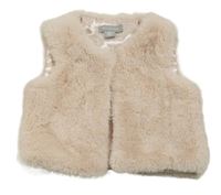 Světlerůžová kožešinová podšitá vesta Primark