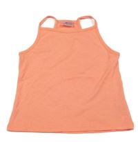 Neonově korálový top 