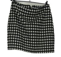 Dámská černo-bílá kostkovaná pletená sukně zn. Primark 