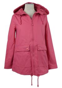 Dámská tmavorůžová nepromokavá bunda s kapucí New Look 