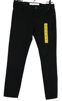 Nové - Dámské černé džegíny Denim 